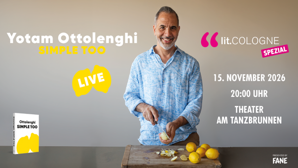 Tourankündigung von Ottolenghi SIMPLE TOO in Deutschland, Köln
