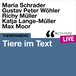 Product image: Tiere im Text With gustav-peter-woehler, katja-lange-mueller, maria-schrader, max-moor und richy-mueller