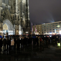 lit.COLOGNE 2018: Klaus Maria Brandauer liest Dostojewskis Großinquisitor im Kölner Dom. © Ast/Jürgens