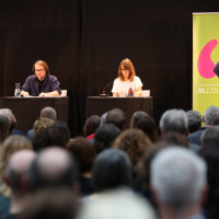 lit.COLOGNE 2018: Bjarne Mädel, Anneke Kim Sarnau und Jörg Thadeusz (v.l.n.r.). © Ast/Jürgens