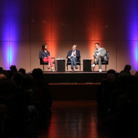 lit.COLOGNE 2018: Anja Bröker, Claus Kleber und Christian Sievers (v.l.n.r.). © Ast/Jürgens