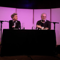 lit.COLOGNE 2018: Esther Kinsky mit Moderator Hubert Winkels. © Ast/Jürgens