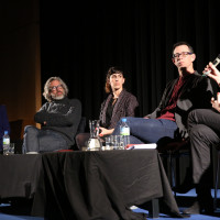 lit.COLOGNE 2018: Eva Menasse, Michael Chabon, Dana Golan, Assaf Gavron und Sonia Seymour Mikich (v. l. n. r.). © Ast/jürgens