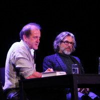 lit.COLOGNE 2018: Michael Chabon (r.) und Bernhard Robben (l.). © Ast/Jürgens