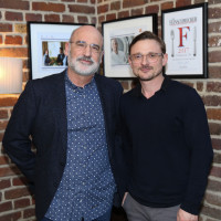 lit.COLOGNE 2018: Fernando Aramburu (l.) und Florian Lukas. © Ast/Jürgens