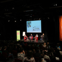 lit.COLOGNE 2019: Ute Wegmann, Menno Metselaar und Huck Scarry über Anne Frank © Ast/Juergens