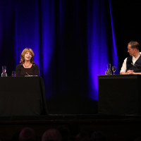 lit.COLOGNE 2019: Jocelyne Saucier, Angela Spizig, Benno Fürmann © Ast/Juergens