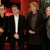 lit.COLOGNE 2019: Claudia Michelsen, Joachim Scholl, Carmen Korn, Annette Hess (v.l.n.r.) © Ast/Juergens