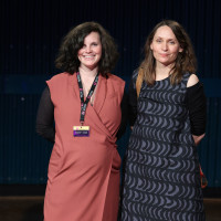 lit.COLOGNE 2021 Digital: 29.05. "Remix2!": v.l. Eva Schuderer, Tina Sander / ©lit.COLOGNE/Ast/Juergens