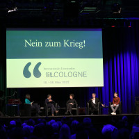 lit.COLOGNE 2022: Solidaritätsveranstaltung ©Ast/Juergens