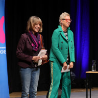 lit.COLOGNE 2022: Gisela Steinhauer und Doris Dörrie © Ast/Juergens