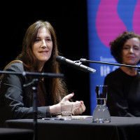 lit.COLOGNE 2024: 01.02.: Nicht ich – Mit Zeruya Shalev und Maria Schrader. Mod.: Shelly Kupferberg ©Thomas Brill