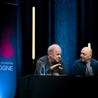 lit.COLOGNE 2024: 09.03. Denn sie wissen (noch) nicht, was sie tun. Mit Hubertus Meyer-Burckhardt und Bernhard Hoëcker ©Hieronymus Rönneper