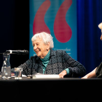 lit.COLOGNE 2024: 11.03. Ingrid Noll sendet einen Gruß aus der Küche © Hieronymus Rönneper