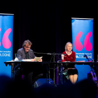 lit.COLOGNE 2024: 12.03. Viva la libertà – es lebe die Freiheit! Ein italienischer Abend mit Elke Heidenreich, Reinhold Joppich, Mario Di Leo und Luca Di Leo © Hieronymus Rönneper