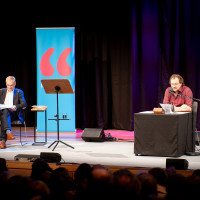 lit.COLOGNE 2024: 15.03. Paul Ingendaay und Charly Hübner über Jack London © Katja Tauber