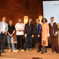 lit.COLOGNE 2025: 21.03.: In Ehrenfeld zu Ruhm und Ehre – Der lit.COLOGNE-Debütpreis 2025 mit Martina Behm, Kurt Prödel und Carolin Würfel. Mod.: Marie-Christine Knop © Katja Tauber