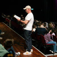 lit.COLOGNE 2026: 11.03. VA217 KlasseBuch: Andreas Hüging & Angelika Niesrath Lino Veneziano © Hieronymus Rönneper