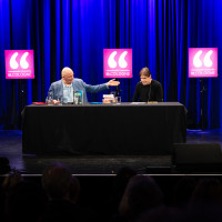 lit.COLOGNE 2026: 11.03. VA28: Eine Ikone der Werbebranche: Jean-Remy von Matt und die Bücher seines Lebens. Mit Jörg Thadeusz © Hieronymus Roenneper