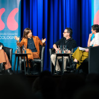 lit.COLOGNE 2026: 11.03. VA 30: Besser um die Zukunft streiten - mit Barbara Bleisch, Kirsten Meyer und Dominic Roser, Mod.: Simone Miller © Hieronymus Roenneper