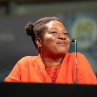 lit.COLOGNE 2026: 12.03. VA37: Sister Deborah – Scholastique Mukasonga und Maddy Forst auf den Spuren einer legendären Prophetin, Mod.:  Angela Spizig © Katja Tauber