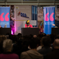 lit.COLOGNE 2026: 12.03. VA37: Sister Deborah – Scholastique Mukasonga und Maddy Forst auf den Spuren einer legendären Prophetin, Mod.:  Angela Spizig © Katja Tauber
