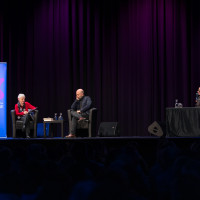 lit.COLOGNE 2026: 13.03. VA43 Meine Liebe stirbt nicht - Mit Roberto Saviano und Claudia Michelsen Mod.: Paola Barbon © Hieronymus Rönneper