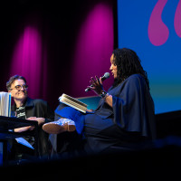 lit.COLOGNE 2026: 13.03. VA48 Trotzdem zuhause - die bewegenden Erinnerungen von Tupoka Ogette. Mit Daniel Schreiber © Hieronymus Rönneper