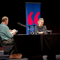 lit.COLOGNE 2026: 14.03. VA50 Judith Hermann möchte zurückgehen in der Zeit Mod.: Bernhard Robben © Katja Tauber
