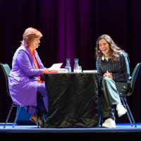 lit.COLOGNE 2026: 14.03. VA51 Zwei Seiten - Der Podcast über Bücher Mit Mona Ameziane und Christine Westermann © Hieronymus Rönneper