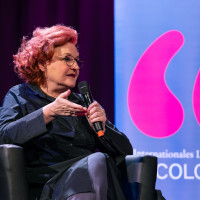 lit.COLOGNE 2026: 15.03. VA 57: Prager Verbrechen – Sabine Rückert und Dietmar Bär über Egon Erwin Kisch, Mod.: Thomas Laue © Hieronymus Roenneper