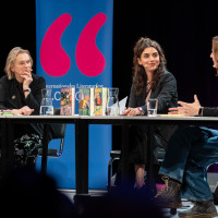 lit.COLOGNE 2026: 16.03. VA68  Alina Bronsky und Elke Heidenreich über Essen und Altern Mod.: Miryam Schellbach © Hieronymus Rönneper