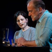 lit.COLOGNE 2026: 18.03. VA77 Kann dein Name den Verlauf deine Lebens ändern? Florence Knapp und Anna Schudt über die Namen Mod.: Bernhard Robben© Hieronymus Rönneper