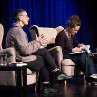 lit.COLOGNE 2026: 18.03. VA78 Geschrieben in einer verbotenen Sprache: die Ukrainische Bibliothek Mit Tanja Maljartschuk, Monika Rinck, Claudia Dathe und Mariele Millowitsch © Katja Tauber