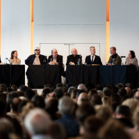 lit.COLOGNE 2026: 08.03. VA09 Alles auf Anfang! Erste Bücher mit Helene Hegemann, Thomas Hettche, Christian Kracht, Katja Lange-Müller, Klaus Modick, Leif Randt und Benjamin von Stuckrad-Barre © Hieronymus Rönneper