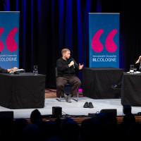 lit.COLOGNE 2026: 20.03. VA99 Kae Tempest und Dimitrij Schaad. Ein Leben lang gesucht © Hieronymus Rönneper