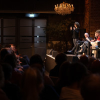 lit.COLOGNE 2026: 07.03. VA02 Meine jüdische Familie - Mit Adriana Altaras, Maxim Leo und Dana von Suffrin, Mod.: Nicolas van Veen ©Katja Tauber