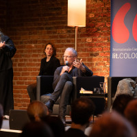 lit.COLOGNE 2026: 07.03. VA02 Meine jüdische Familie - Mit Adriana Altaras, Maxim Leo und Dana von Suffrin, Mod.: Nicolas van Veen ©Katja Tauber