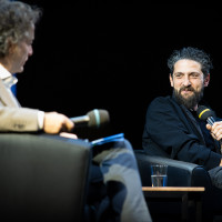 lit.COLOGNE 2026: 07.03. Wessen Wahrheit zählt? Mit Aladin El-Mafaalani und Giovanni di Lorenzo Mod.: Sarah Brasack © Katja Tauber