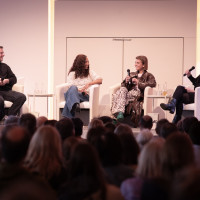 lit.COLOGNE 2026: 09.03. VA16 Matthias Jügler, Melanie Raabe, Katrin Schumacher und Caroline Wahl über Beutelwölfe, Riesenvampire, Darwin-Nasenfrösche und den St.-Helena-Olivenbaum © Katja Tauber