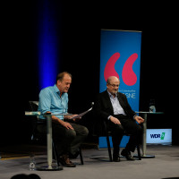 lit.COLOGNE spezial 2017: Bernhard Robben, Salman Rushdie und Sylvester Groth ©Ast/Juergens