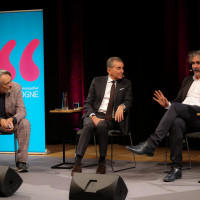 lit.COLOGNE spezial 2022: 07.10. Gert Scobel, Michel Friedman & Denis Yücel ©Ast/Juergens