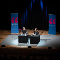lit.COLOGNE spezial 2025: 19.10. LUISA NEUBAUER TRIFFT CAROLIN EMCKE: RESPEKT IST ZUMUTBAR. ©Hieronymus Rönneper