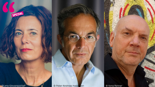 Literarischer Salon - Eva Menasse: Alleinruhelage. Mit Guy Helminger und Navid Kermani