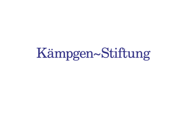 Logo der Kämpgen Stiftung
